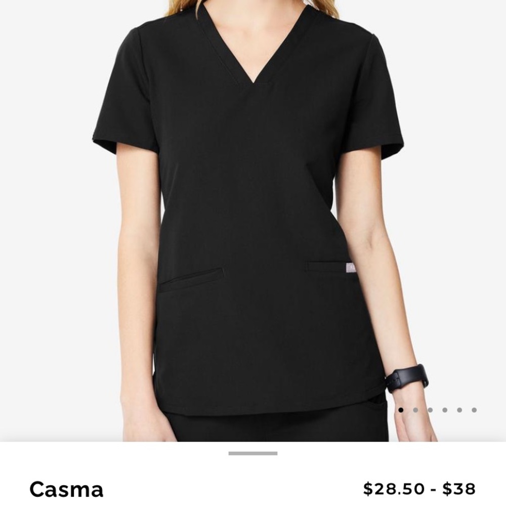 Black scrubs